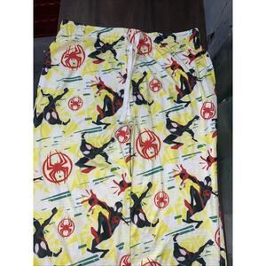 Marvel Spider-Man: Into The Spider-Verse Mens Lounge Pajama Bottom Size Large L
